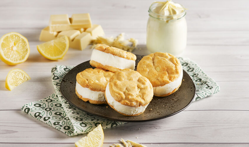 Conos y Sándwiches - Cookie Limón & Chocolate Blanco