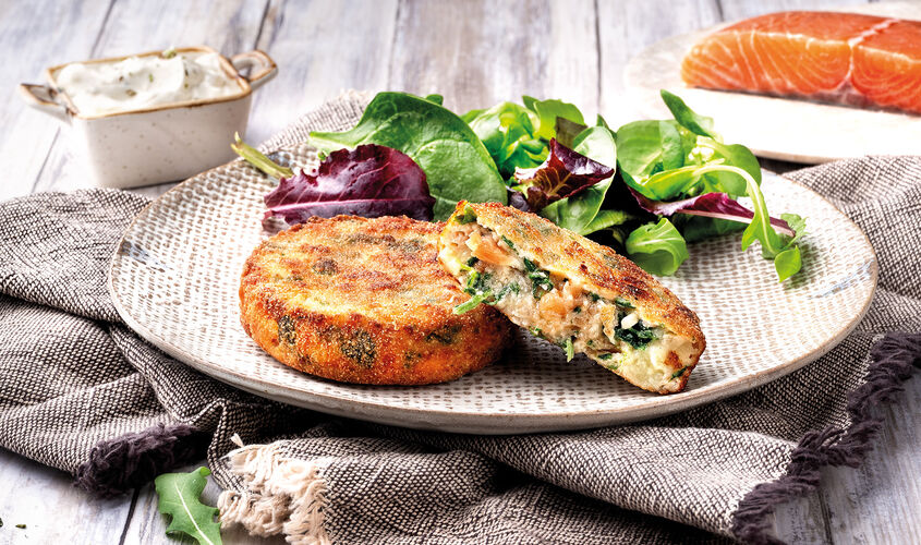 Preparado - Medall&oacute;n de salm&oacute;n con espinacas