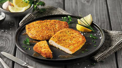  - Escalopes empanados con hierbas y lim&oacute;n
