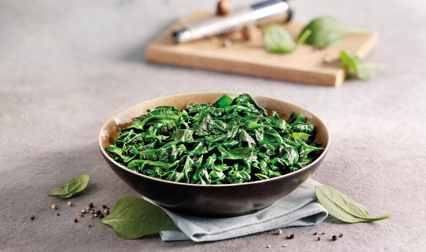 Natural - Espinacas en hoja 1200 gr. (bloque)