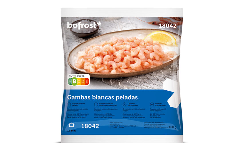 Marisco y Cefal&oacute;podo - Gambas blancas peladas