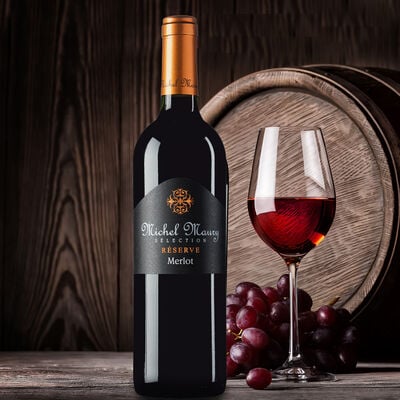 Vino - Michel Maury Merlot Réserve 2021, Pays d' Oc IGP