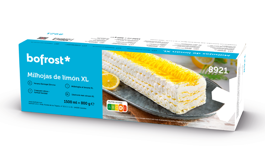 Copas y barras - Milhojas de limón XL