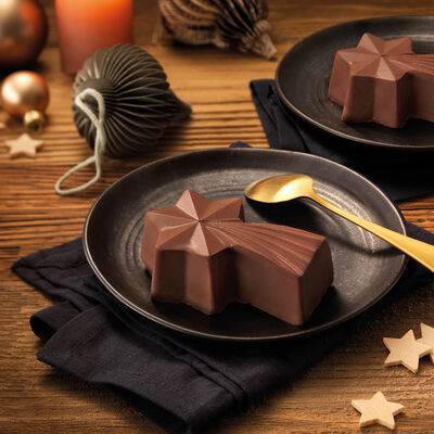 Pasteler&iacute;a - Estrellas de mousse de chocolate