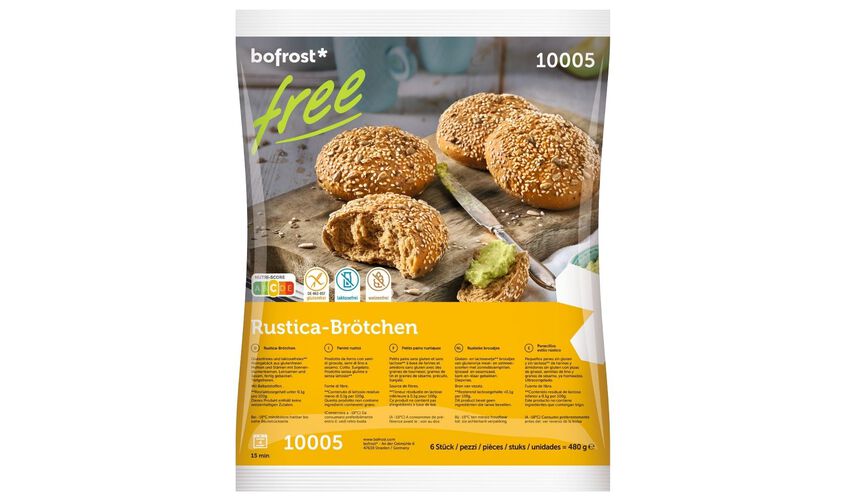 bofrost* free - Panets estil r&uacute;stic (sense gluten, sense lactosa)