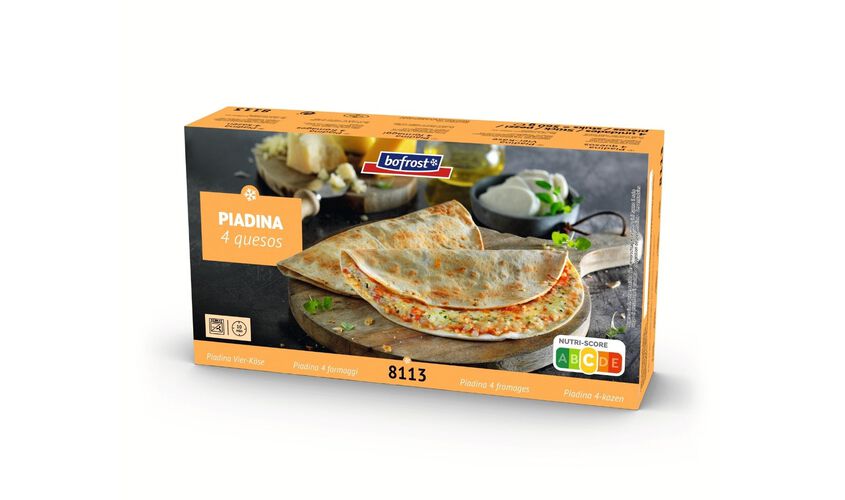 Pizzas - Piadina 4 quesos
