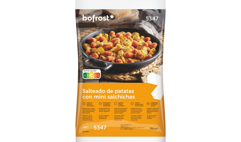  - Saltat de patates amb mini salsitxes