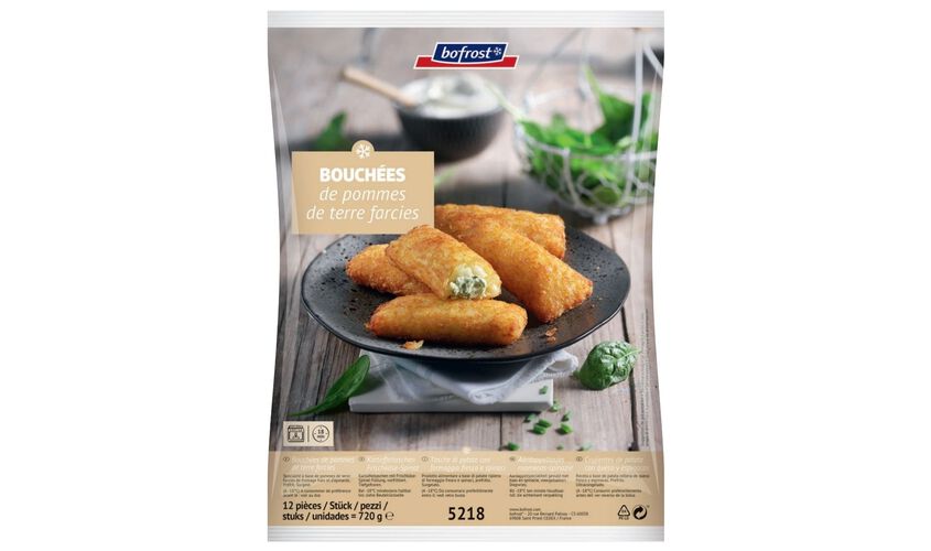  - Crujientes de patata con queso y espinacas