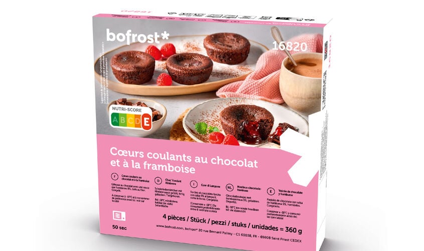 Pasteler&iacute;a - Volc&aacute;n de chocolate y frambuesa