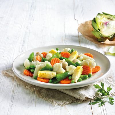 Mezcla de verduras y arroces - Minestra especial