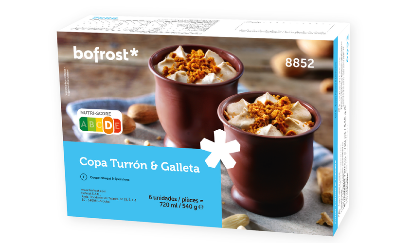 Copas y barras - Copa de Turrón & Galleta