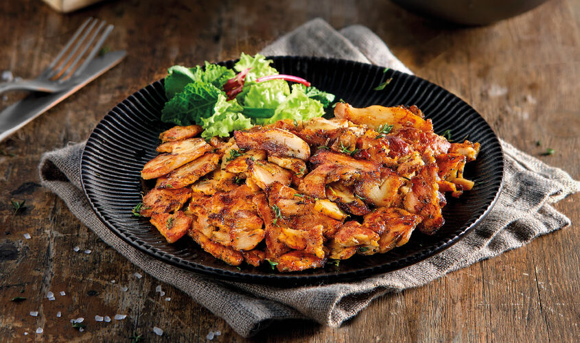 Especialidades - Tiras de pollo al estilo gyros