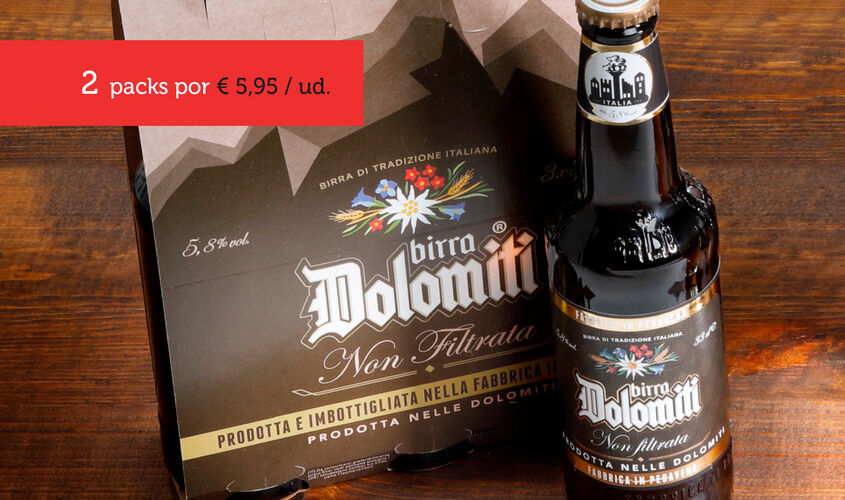 Cerveza - Cerveza Dolomiti - 2 packs (oferta)