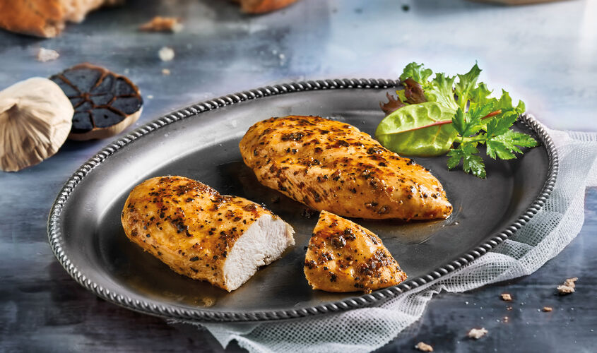 Carne - Pechuga de pollo al ajo negro