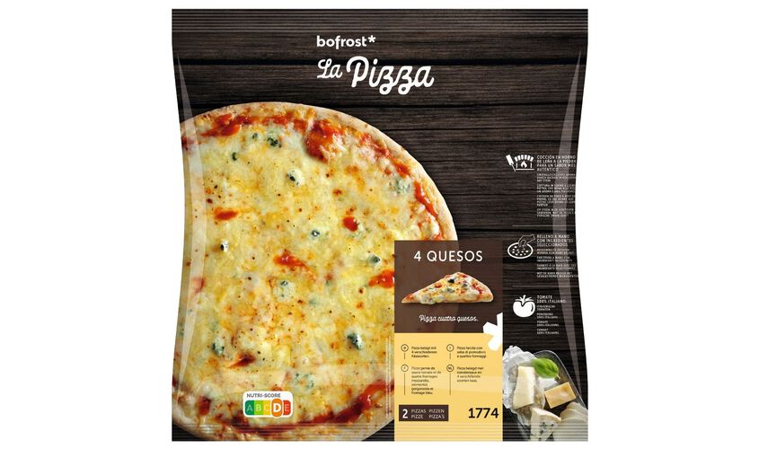 Pizzas - Pizza 4 quesos