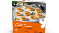 Especialidades - Tartaletas con foie gras (sobre compota de manzana)