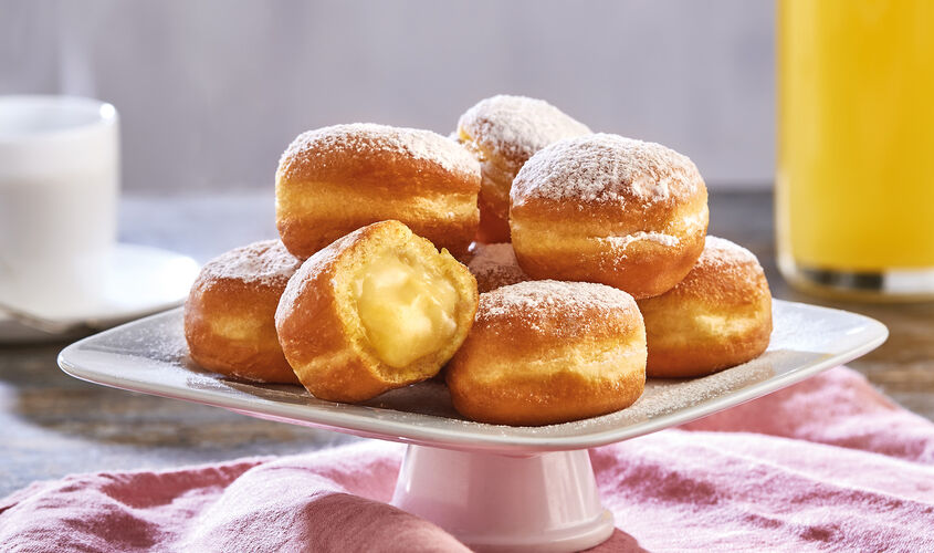 Pastelería - Mini berlinas de crema