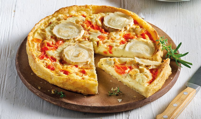 Especialidades - Quiche a la proven&ccedil;al amb formatge de cabra