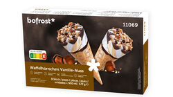 Conos y S&aacute;ndwiches - Cornets Vainilla-Avellana