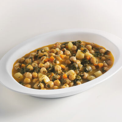 Promoción 5 plus 1 - Garbanzos con espinacas