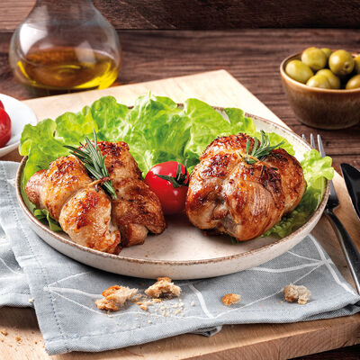  - Ataditos de pollo con jamón