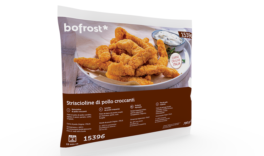  - Tiras de pollo crujientes