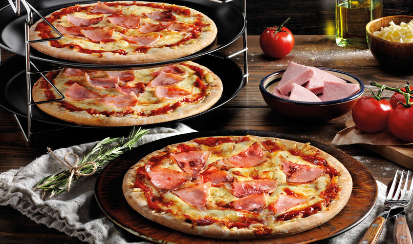 Pizzas - Pizza Jamón (3 unidades)