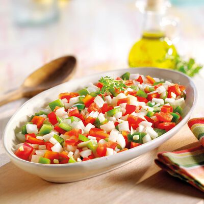 Mezcla de verduras y arroces - Sofrito Mediterráneo