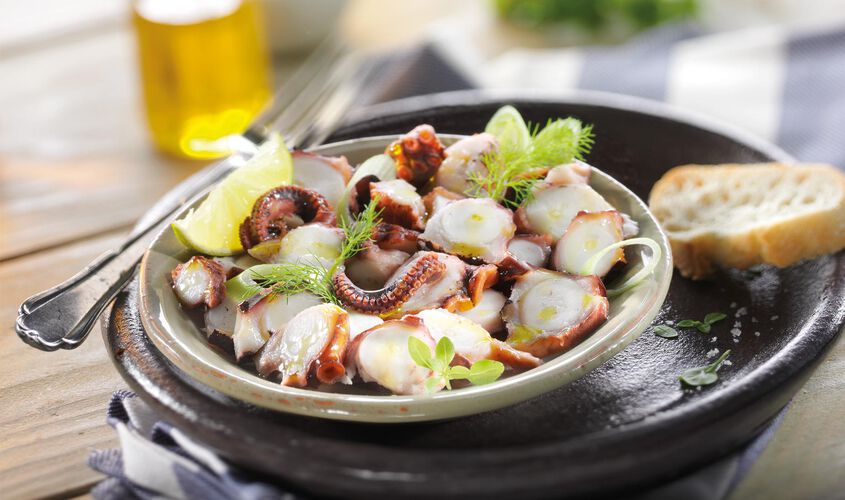 Natural - Pulpo cocido, troceado