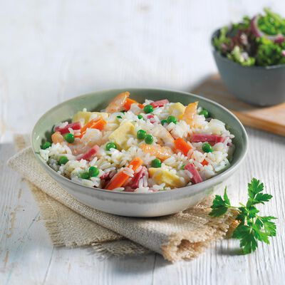 Mezcla de verduras - Arroz seis delicias