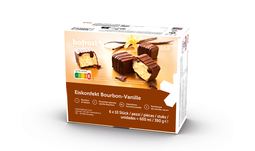 Bombones - Bombons de vainilla-cacau