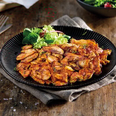Especialidades - Tiras de pollo al estilo gyros
