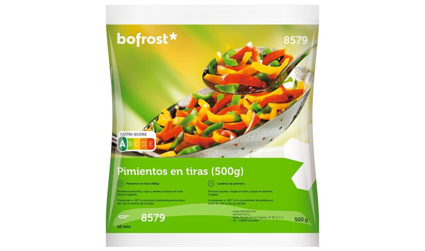 Promoci&oacute;n 4 plus 1 - Pimientos en tiras (500g)