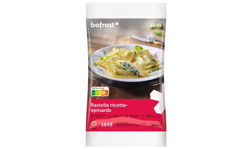 Pasta - Ravioli Ricotta y Espinacas