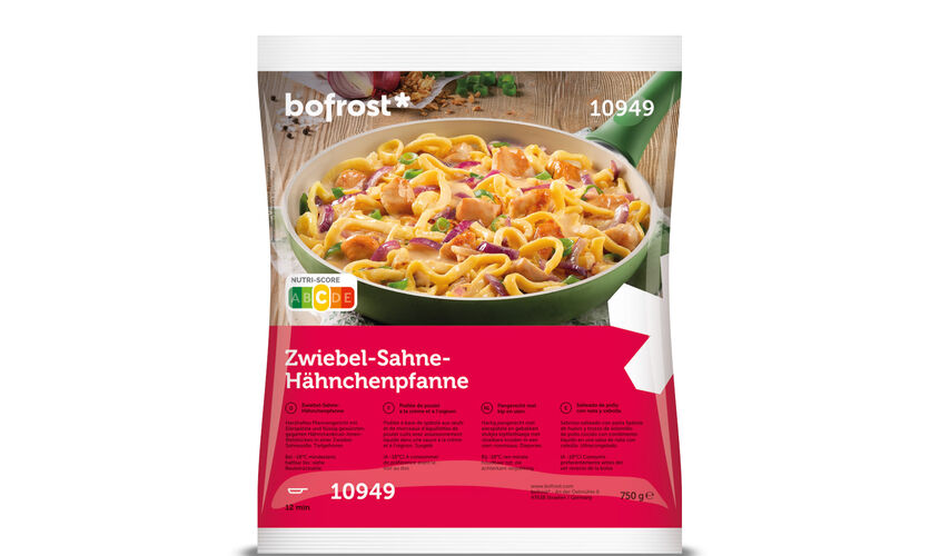 Pasta - Sartén de pasta alemana, pollo y nata