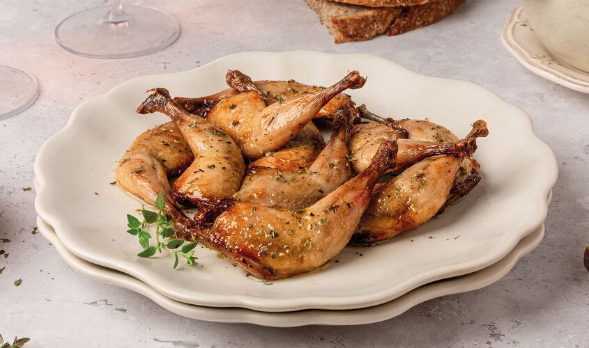  - Cuixetes de guatlla a les fines herbes