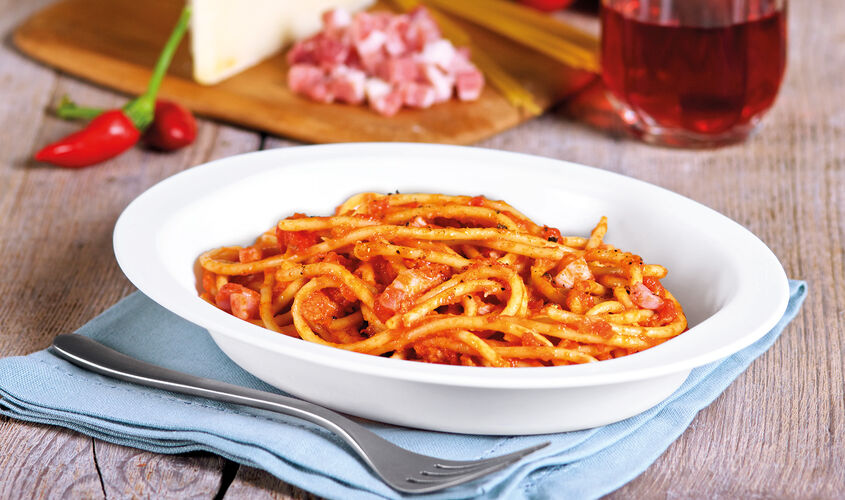 Promoci&oacute;n 5 plus 1 - Espaguetis a la Amatriciana