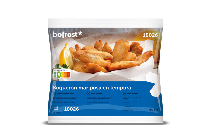 Preparado - Boquer&oacute;n mariposa en tempura