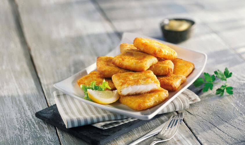 Preparado - Cuadrados de merluza