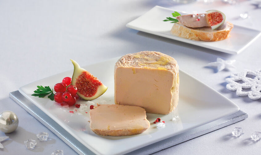 Navidad - Foie gras de pato con trozos mi-cuit