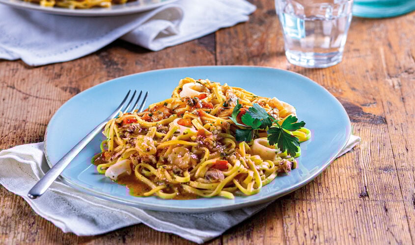 Pasta - Tallarines a la marinera