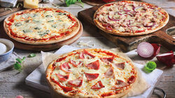 Pizzas - Trio de pizzes cl&agrave;ssic