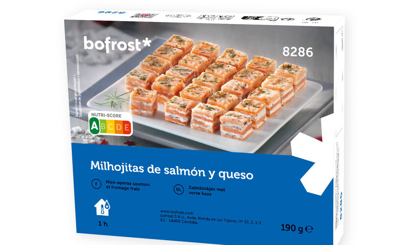 Preparado - Milhojitas de salm&oacute;n y queso