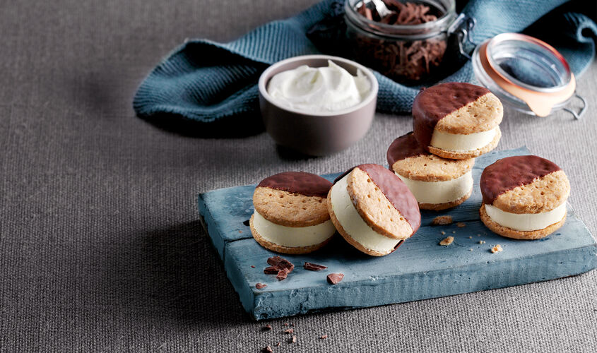 Conos y Sándwiches - Cookie vainilla cereales