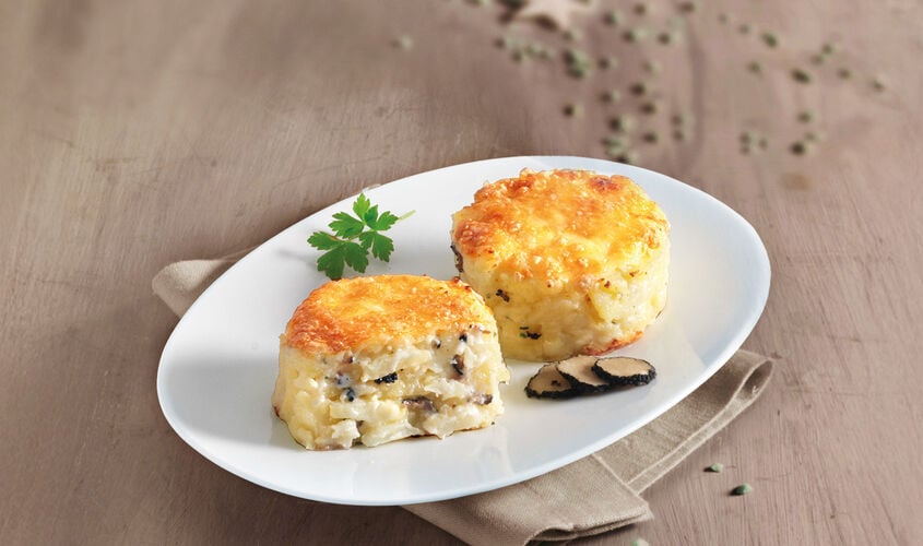 Gratinat de patata a la tòfona