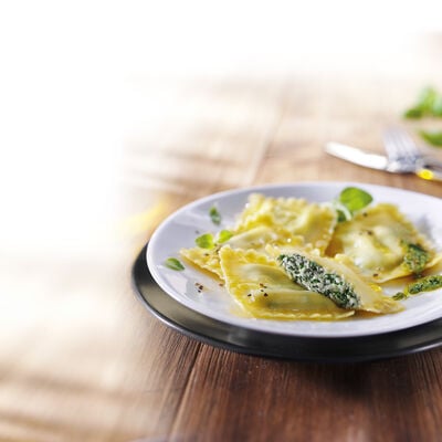 Pasta - Ravioli Ricotta i espinacs