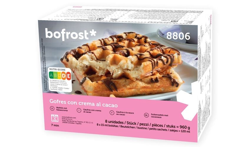 Pasteler&iacute;a - Gofres (amb&nbsp;crema al cacau)