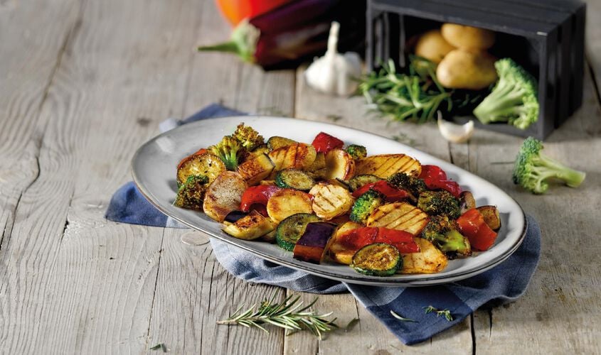 Salteados de verduras - Graellada de verdures