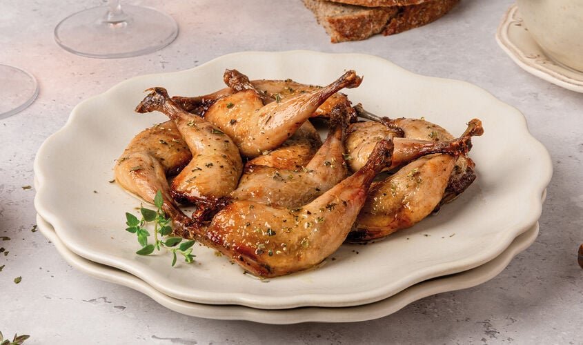 Carne - Cuixetes de guatlla a les fines herbes