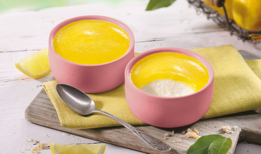 Copas y barras - Bols gelats de mató i llimona